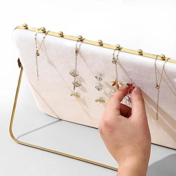 NEW Necklace Display Stands for Selling with Velvet, Large Metal Necklace - Picture 8 of 8